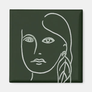 Aimant Portrait de malachite