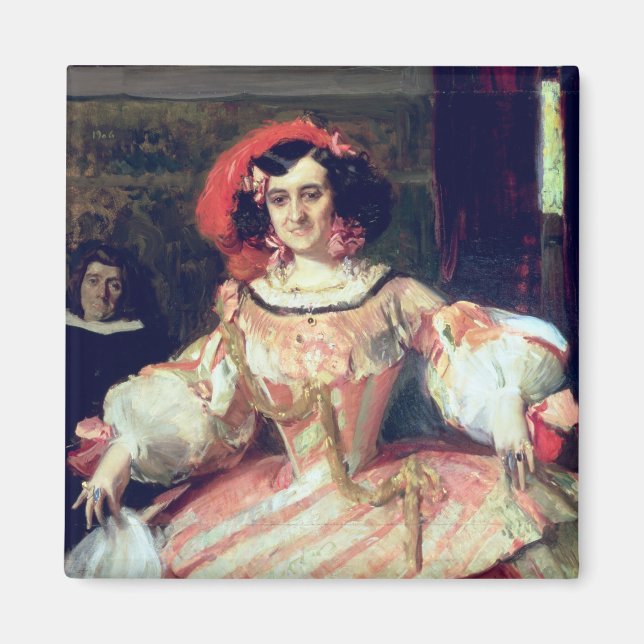 Aimant Portrait de Maria Guerrero (Devant)