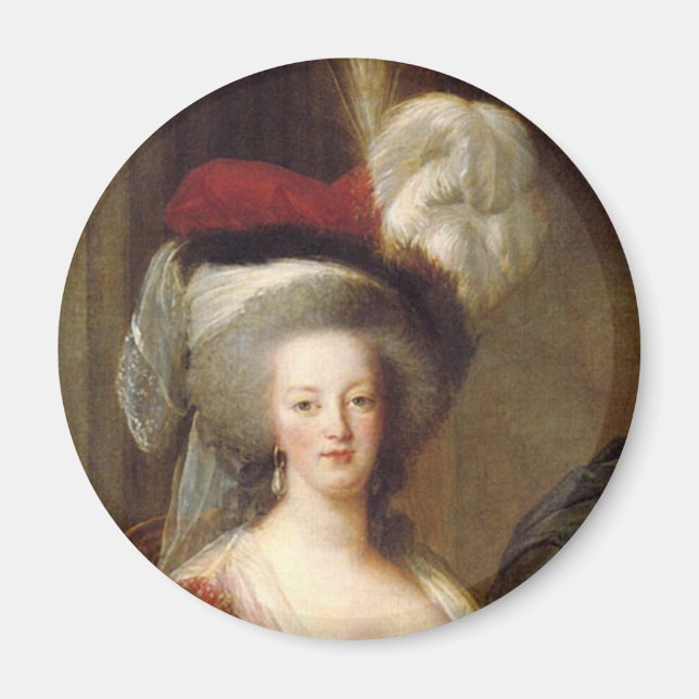 Aimant Portrait de Marie Antoinette, reine de France (Devant)