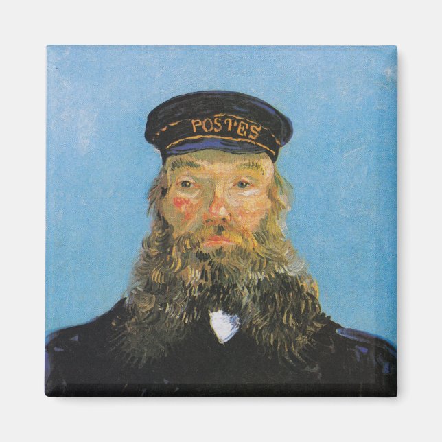 Aimant Portrait de Postman Roulin | Vincent van Gogh (Devant)