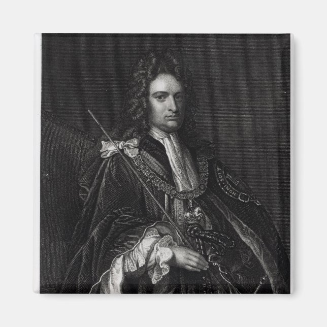 Aimant Portrait de Robert Harley (Devant)