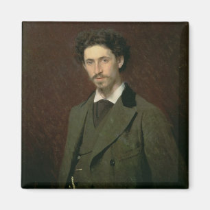 Aimant Portrait d'Ilya Efimovich Repin, 1876