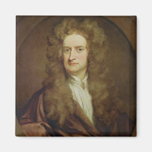Aimant Portrait d'Isaac Newton 1702