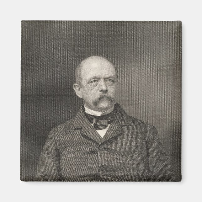 Aimant Portrait d'Otto von Bismarck (Devant)