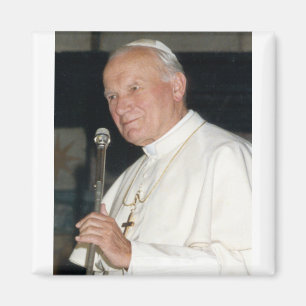 Aimant Portrait du Pape Jean-Paul II