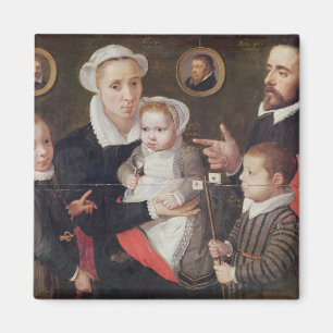 Aimant Portrait d'une famille