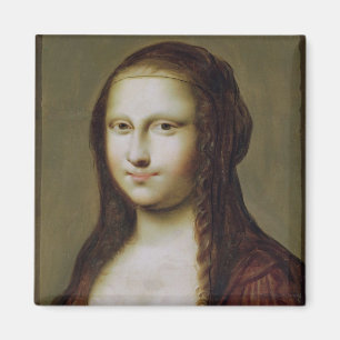 Aimant Portrait d'une femme inspirée par la Mona Lisa