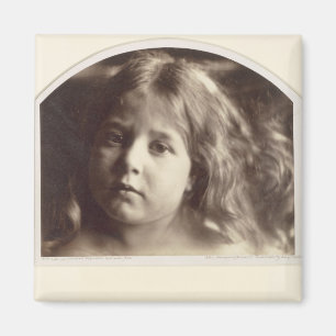 Aimant Portrait d'une jeune fille (copie d'albumen d'un
