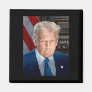 Aimant Portrait officiel de la Maison Blanche Donald J Tr