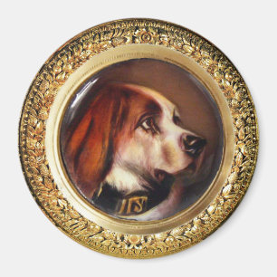 Aimant PORTRAITS DE CHIEN MINIATURE Bloodhound