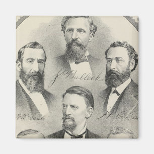 Aimant Portraits lithographiés du comté de Yolo