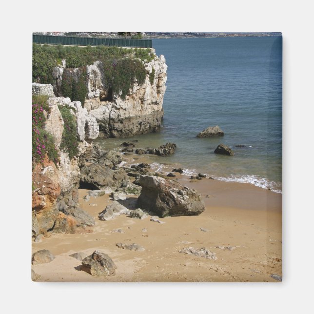 Aimant Portugal, Cascais. Praia da Rainha, plage de (Devant)