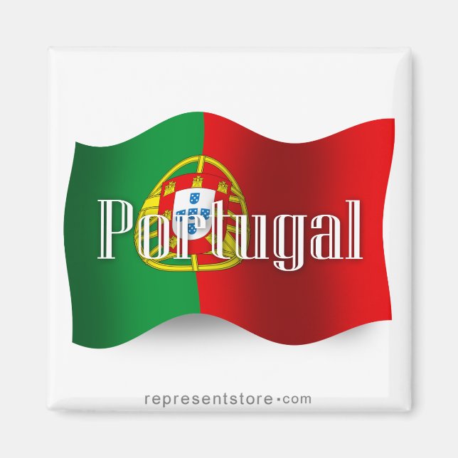 Aimant Portugal - Drapeau (Devant)
