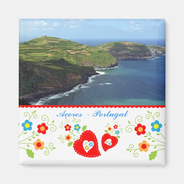 Aimant Portugal en Photos - Açores (Devant)