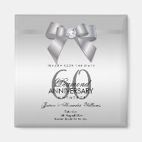 Posh Gem Bow & Ribbon 60e anniversaire de Mariage
