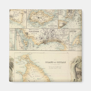 Aimant Possession britannique en mer d'Inde