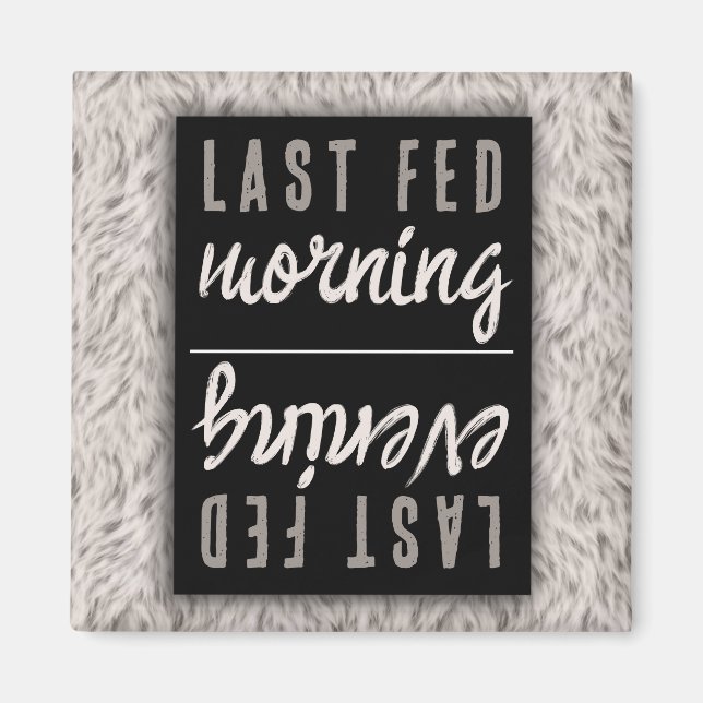 Aimant Poster de animal alimentaire pour animaux de compa (Devant)