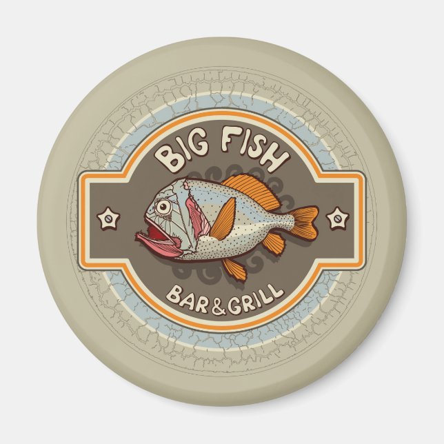 Aimant Poster de Big Fish Bar And Grill (Devant)