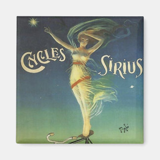 Aimant Poster de vélo Cycles vintages Sirius