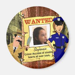 Aimant Poster Recherché personnalisable Photo Fridge Magn