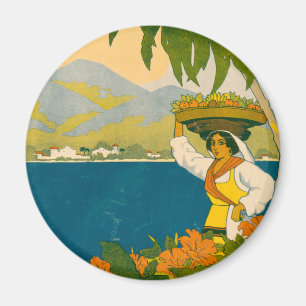 Aimant Poster Vintage voyage Pour La Jamaïque
