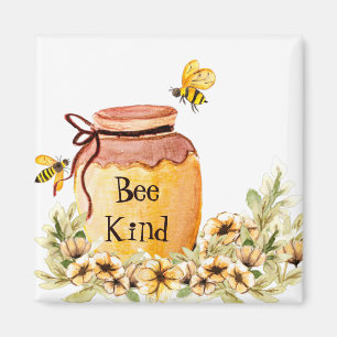 Aimant Pot de miel Abeille gentille