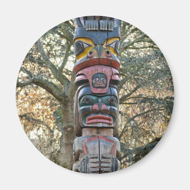 Aimant Poteau Totémique (Devant)