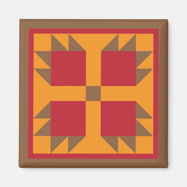 Aimant - Pou d'ours (couleurs de chute) (Devant)