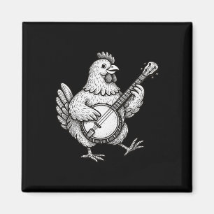 Aimant Poule Orpington Njo Poule Drôle Guitare