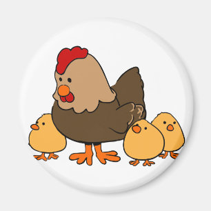 Aimant Poules et poules