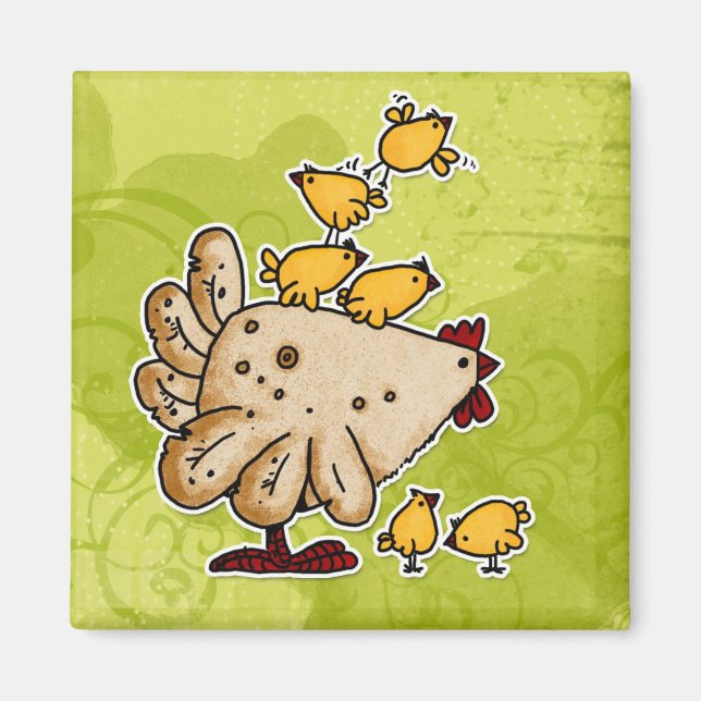 Aimant poulet (Devant)