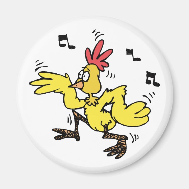 Aimant Poulet ChaChaCha (Devant)