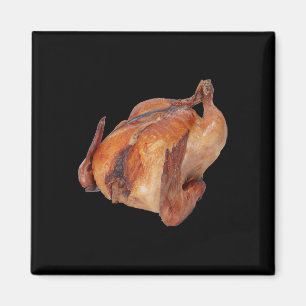 Aimant Poulet rôti à la broche - Uni-adultes, Bla