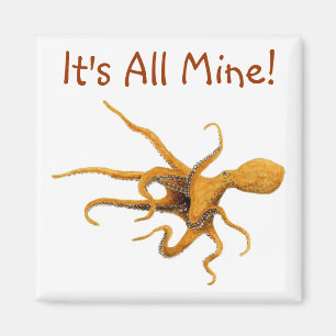 Aimant Poulpe Pacifique géant