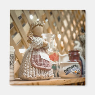 Aimant Poupée de cuisine rustique