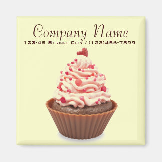 Aimant poupée de cupcake coloré