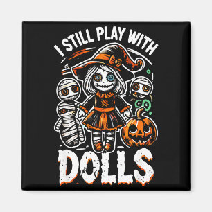 Aimant Poupée vaudou creepy halloween pour les fans d'hor