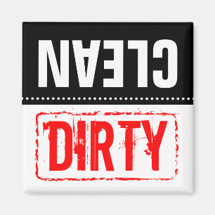 Aimant pour lave-vaisselle   Vaisselle propre ou s