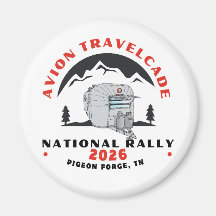Aimant pour le rassemblement national AVION Travel