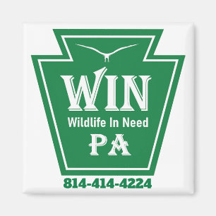 Aimant pour réfrigérateur au logo WIN