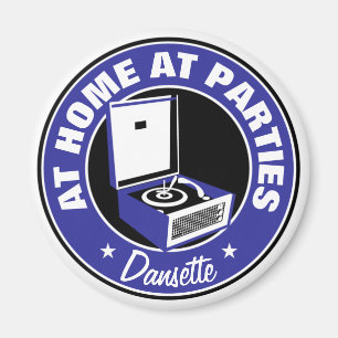 Aimant pour réfrigérateur lecteur de disques vinta