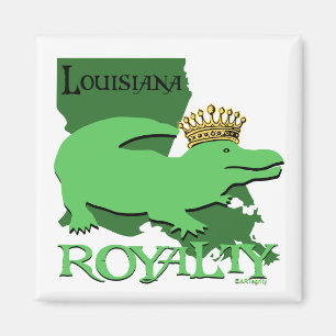 Aimant Pourcentage de la Louisiane (alligator vert)