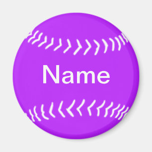 Aimant Pourpre d'aimant de silhouette du base-ball