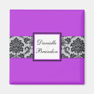 Aimant pourpre Mariage Damask