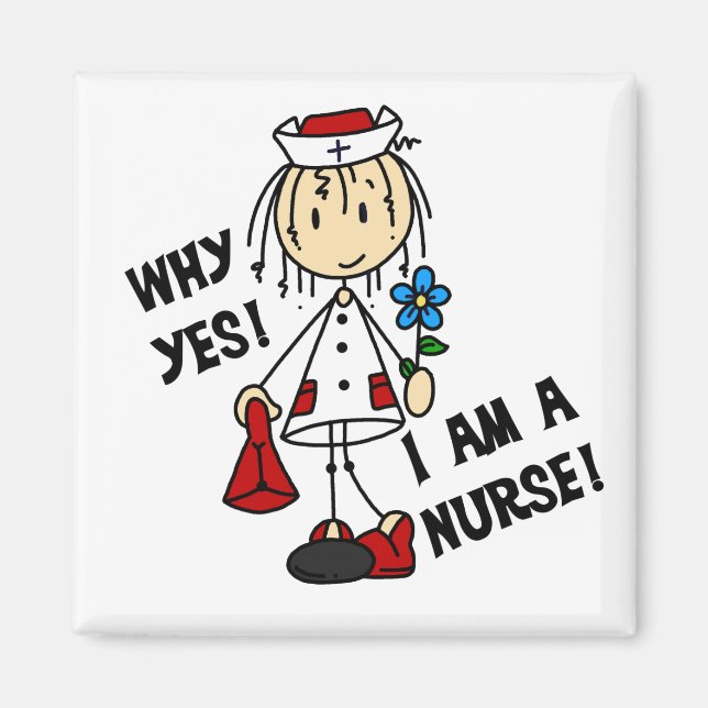 Aimant Pourquoi je suis infirmière (Devant)