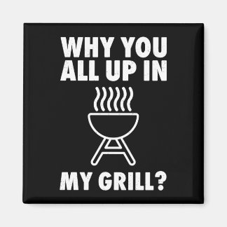 Aimant Pourquoi sur le grill barbecue grillade papa homme
