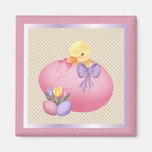 Aimant Poussette de Pâques - Amande