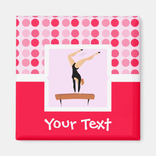 Aimant Poutre de balance de gymnastique mignonne