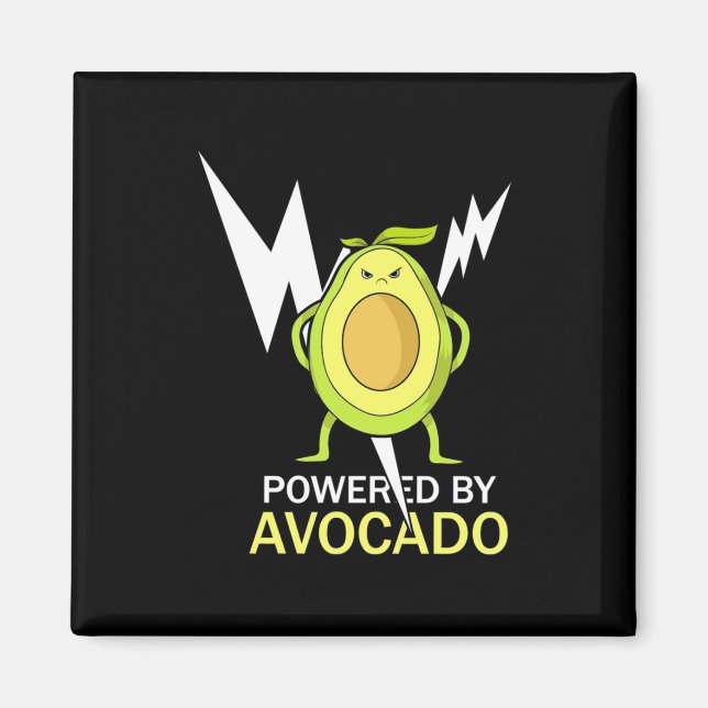Aimant Powered by Avocado (Devant)