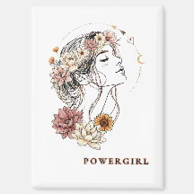 Powergirl – Femme Florale, Force & Amour de Soi